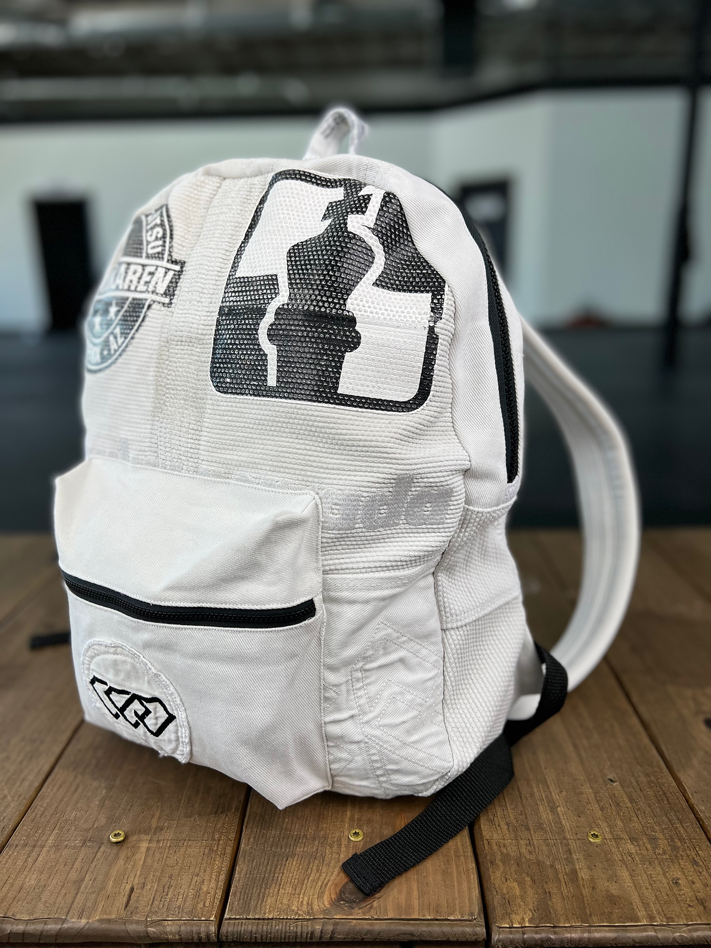 Upcycled Gi Backpack + Shoulder Purse Combo